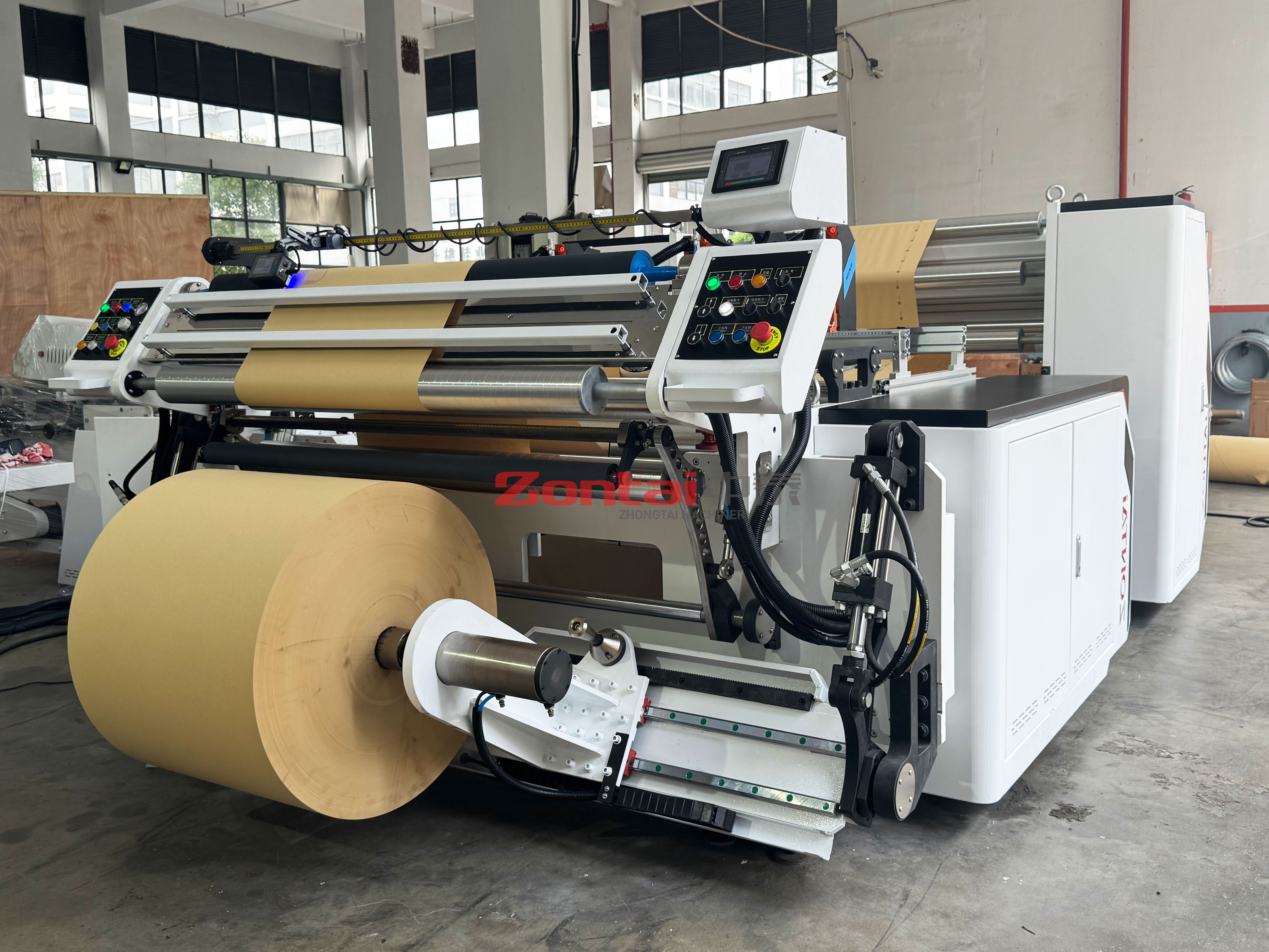 Zontai High Speed Rewinder Machine with Inkject Printing, Barcode Printing