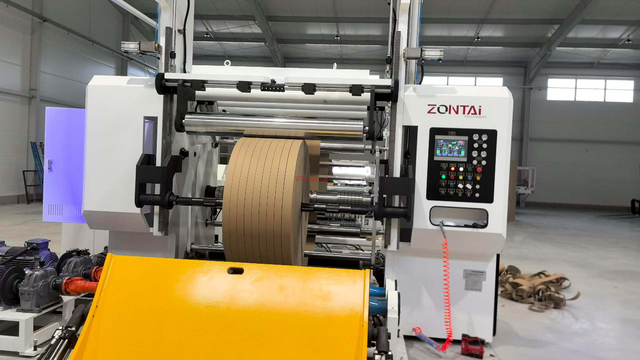 Double Bottom Rollers Rewinder Slitter Machine for Jumbo Paper Rolls rewinder diameter 1500mm