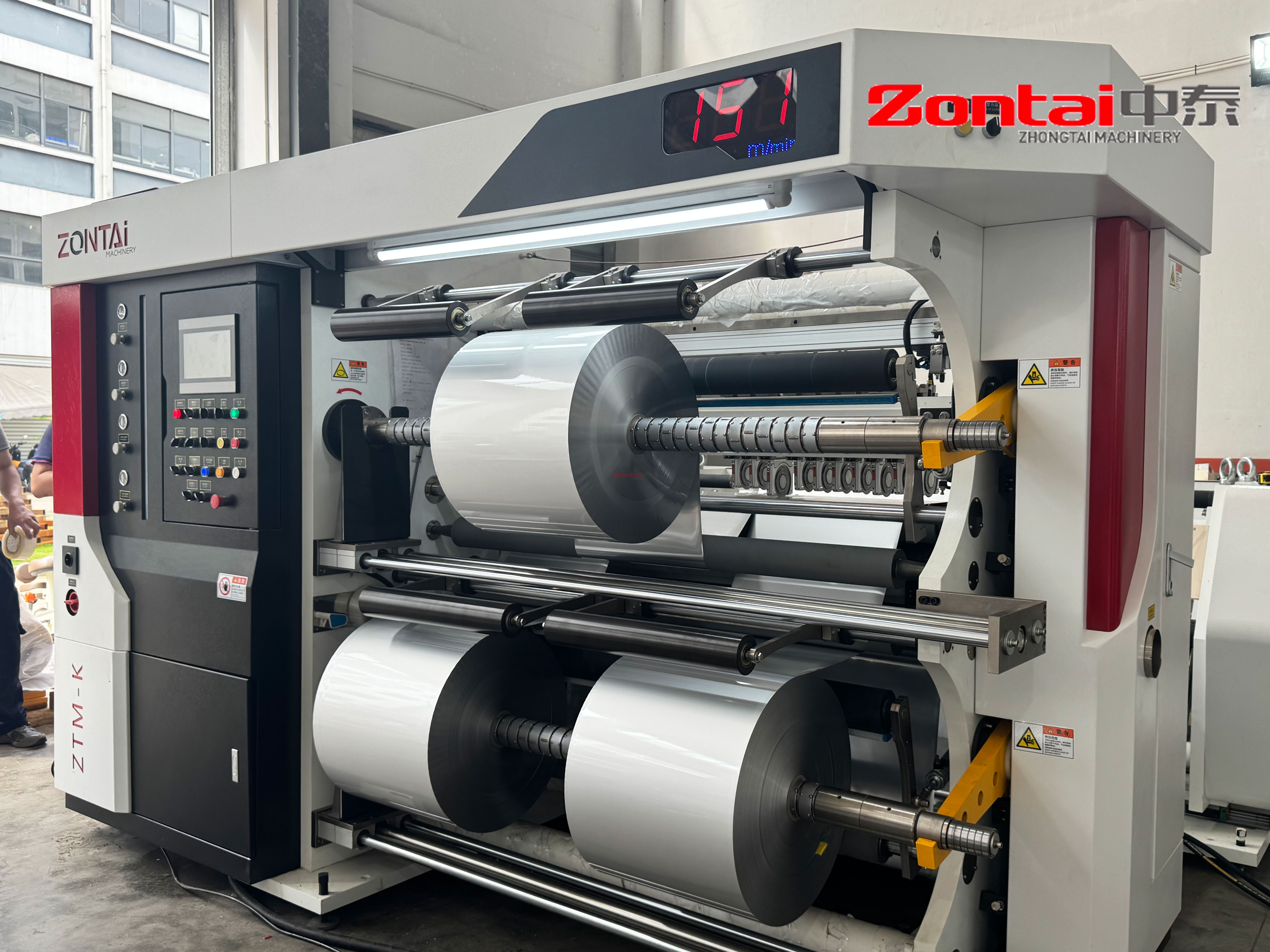 ZTM-K Servo Drive Slitter Rewinder Machine