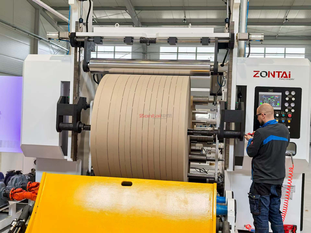 Double Bottom Rollers Rewinder Slitter Machine for Jumbo Paper Rolls rewinder diameter 1500mm