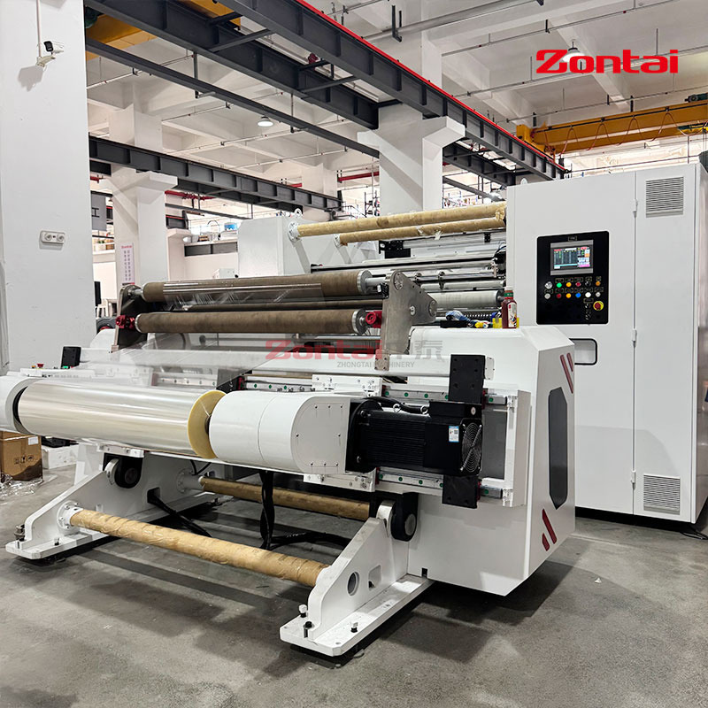 Ztm-T Double Turret Slitting Machine, with Auto Roll Changing, Auto Unloading