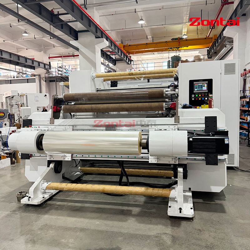 Ztm-T Double Turret Slitting Machine, with Auto Roll Changing, Auto Unloading